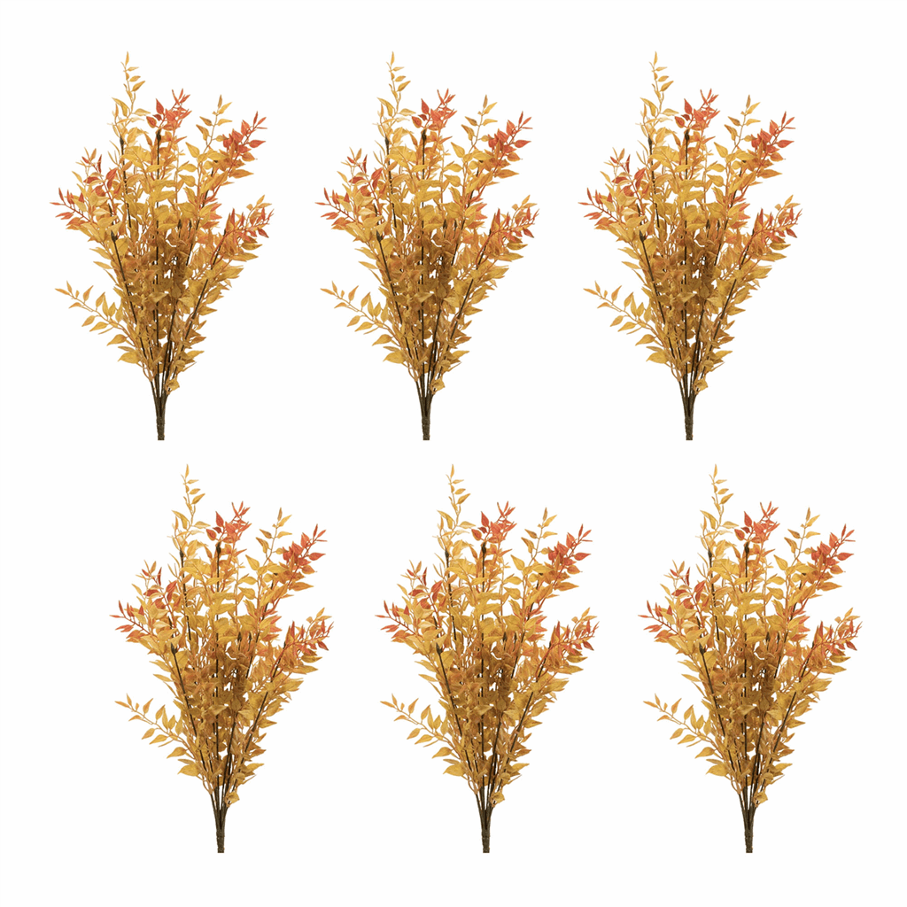 Fall Foliage Bush (Set of 6) - Image 2