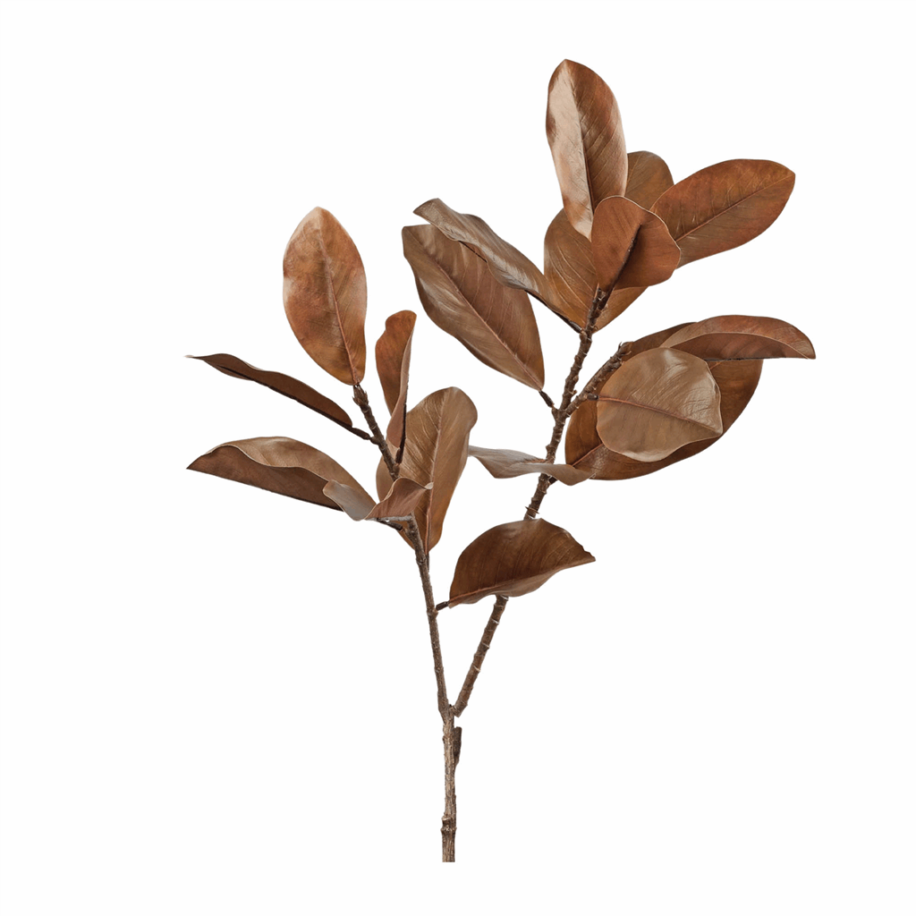 Fall Magnolia Leaf Spray (Set of 6) - Image 4