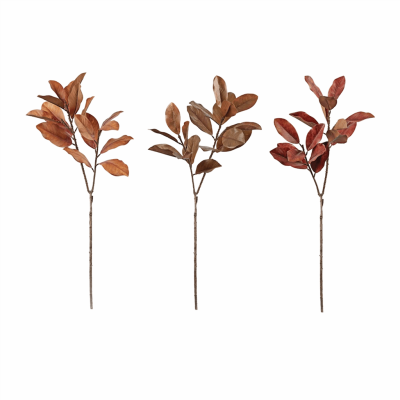 Fall Magnolia Leaf Spray (Set of 6)