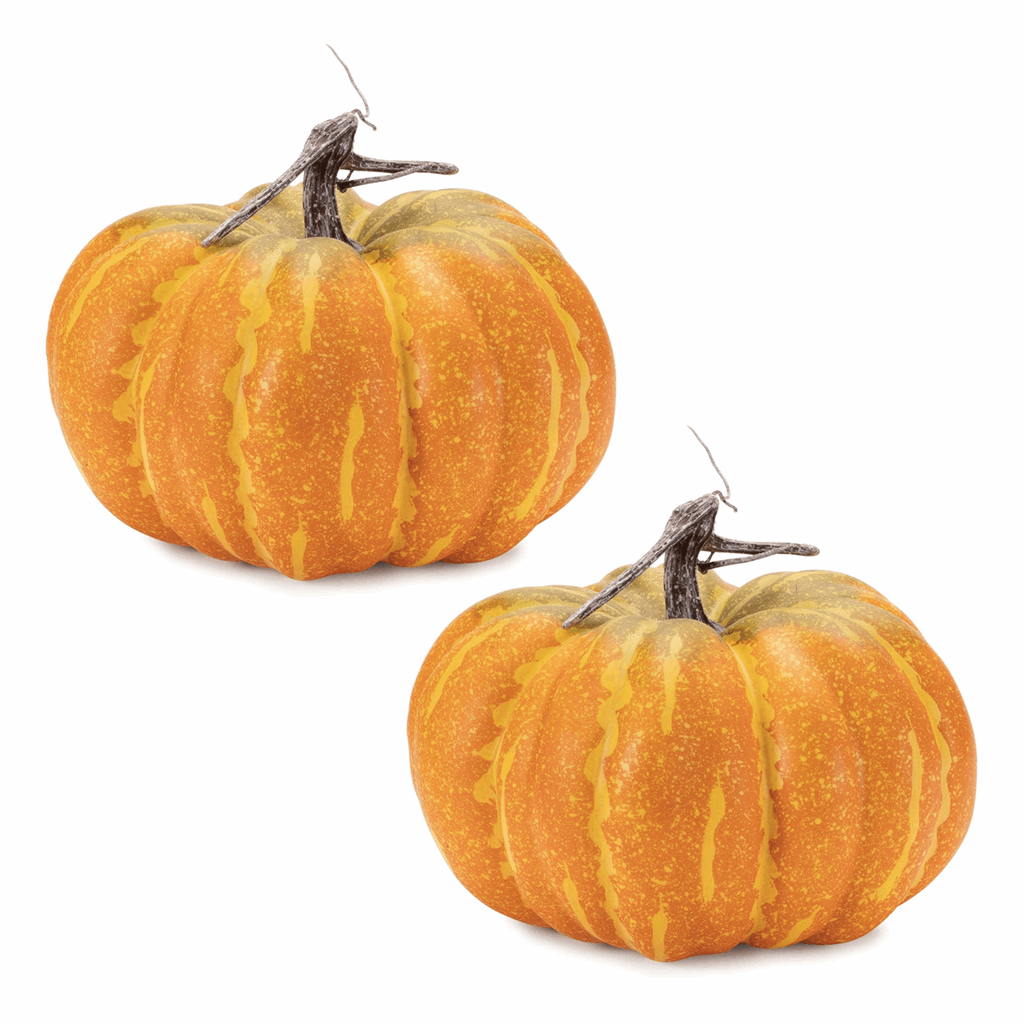 Foam Pumpkin Decor (Set of 2) - Image 2