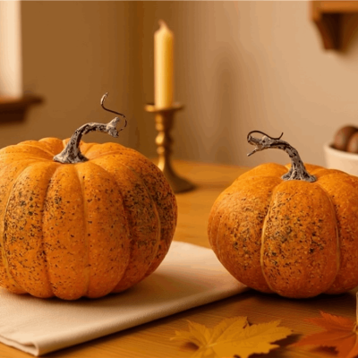 Foam Pumpkin Decor (Set of 2)