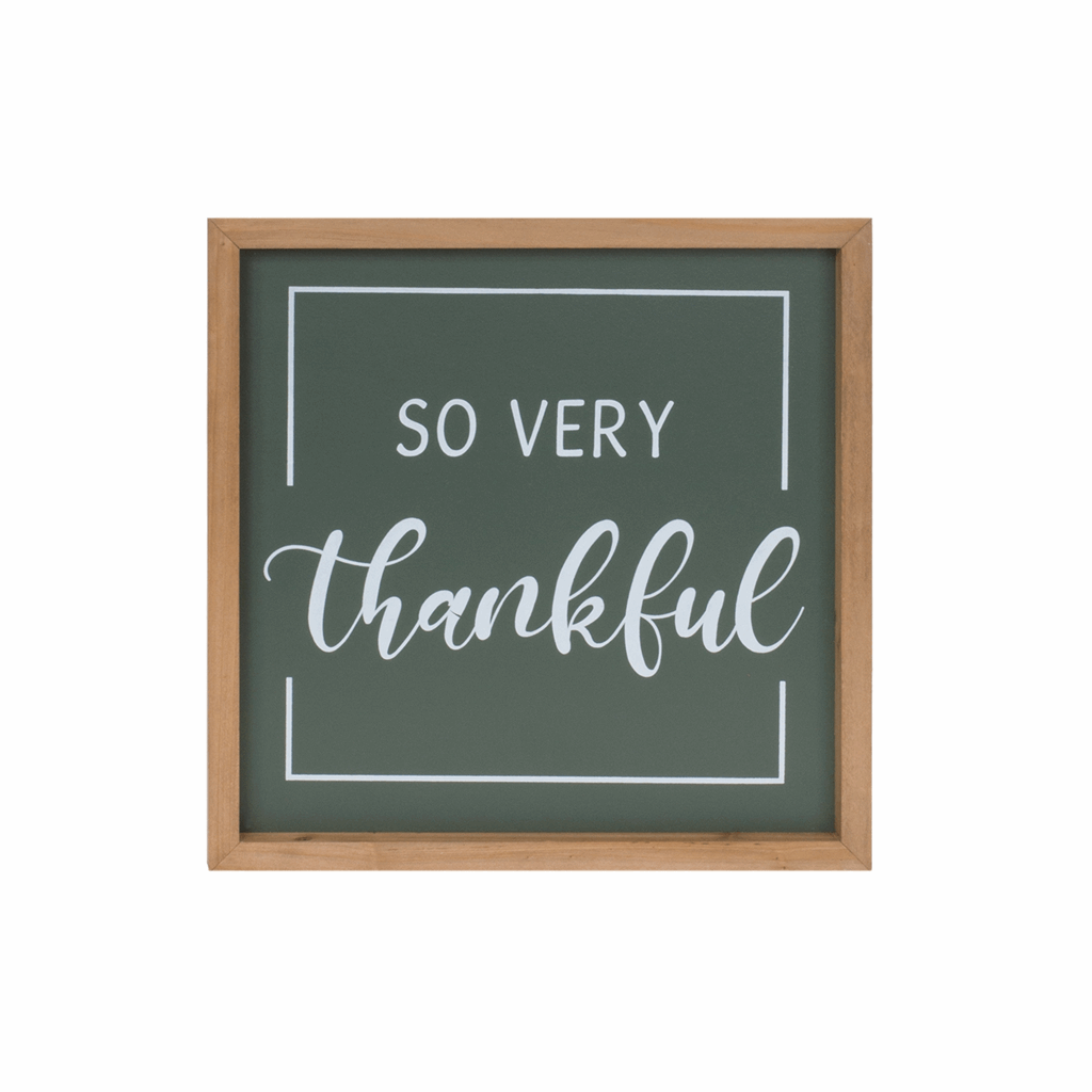 Gather and Thankful Sentiment Sign (Set of 2) - Image 2