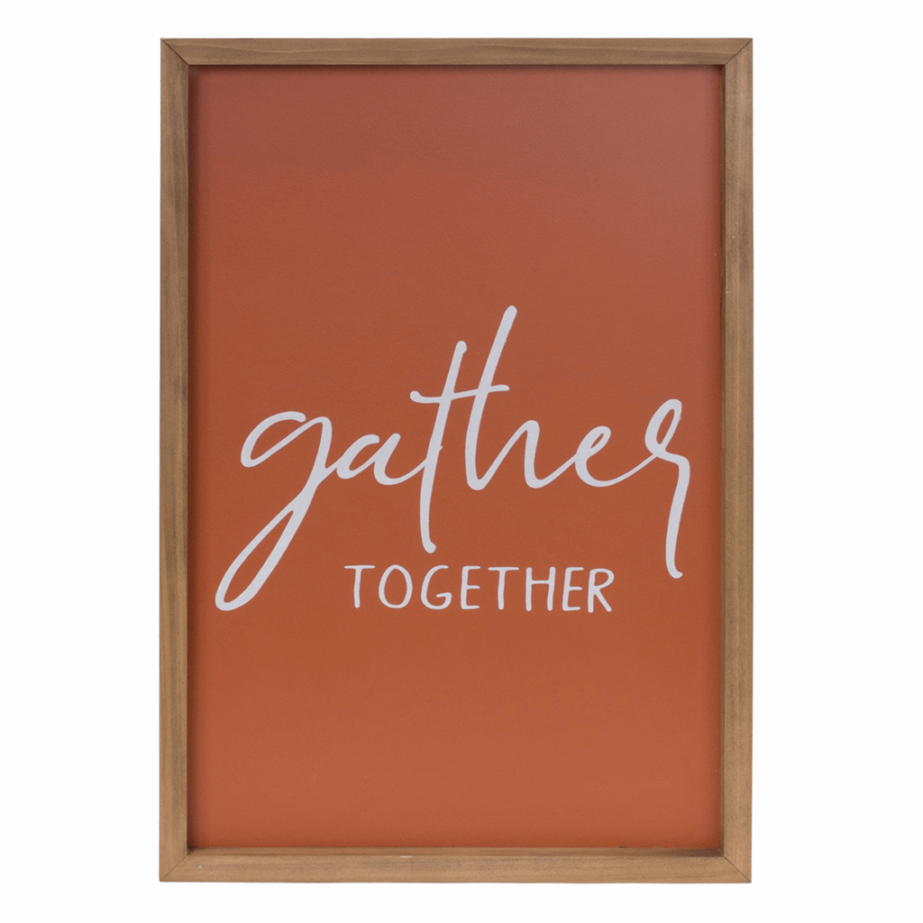 Gather and Thankful Sentiment Sign (Set of 2) - Image 3