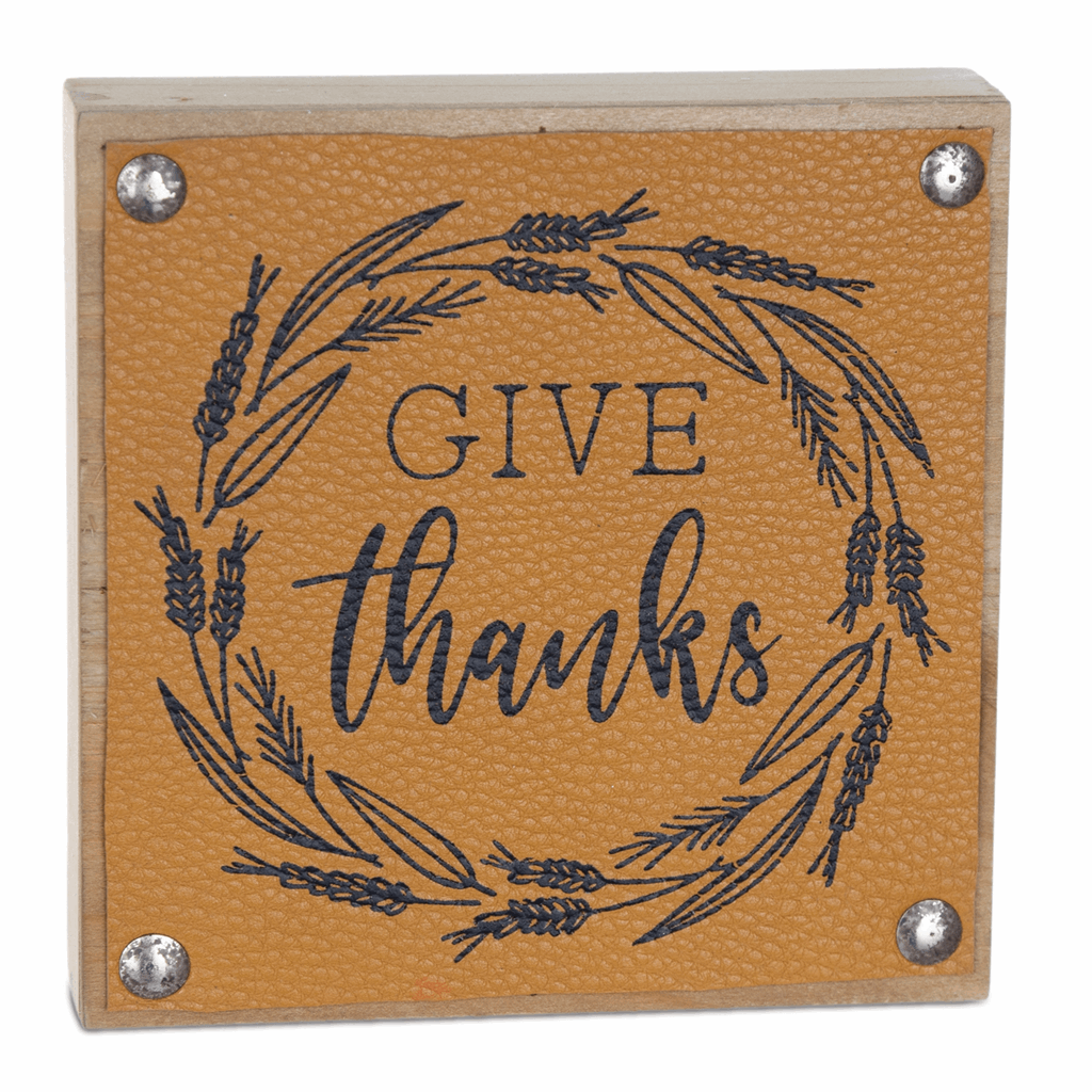 Give Thanks Harvest Sign (Set of 6) - Image 3
