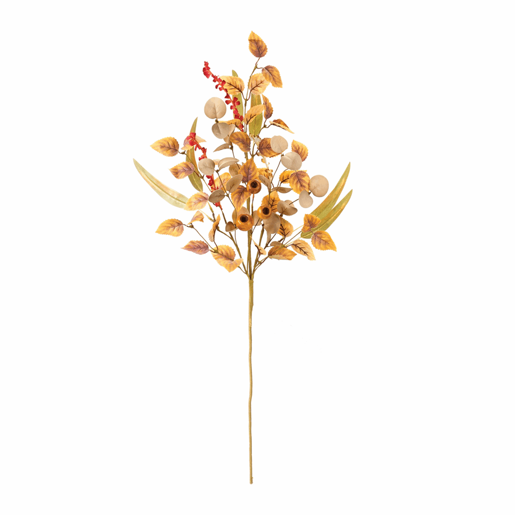 Mixed Fall Foliage Pod Spray (Set of 2) - Image 3