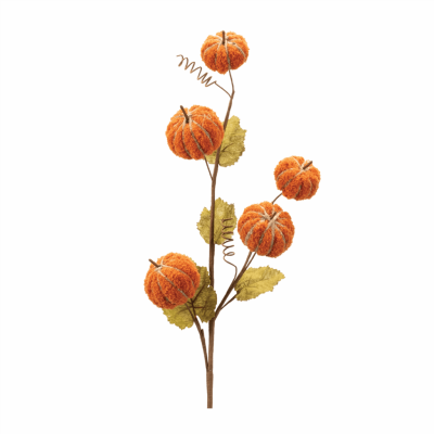 Plush Fall Pumpkin Spray (Set of 2)