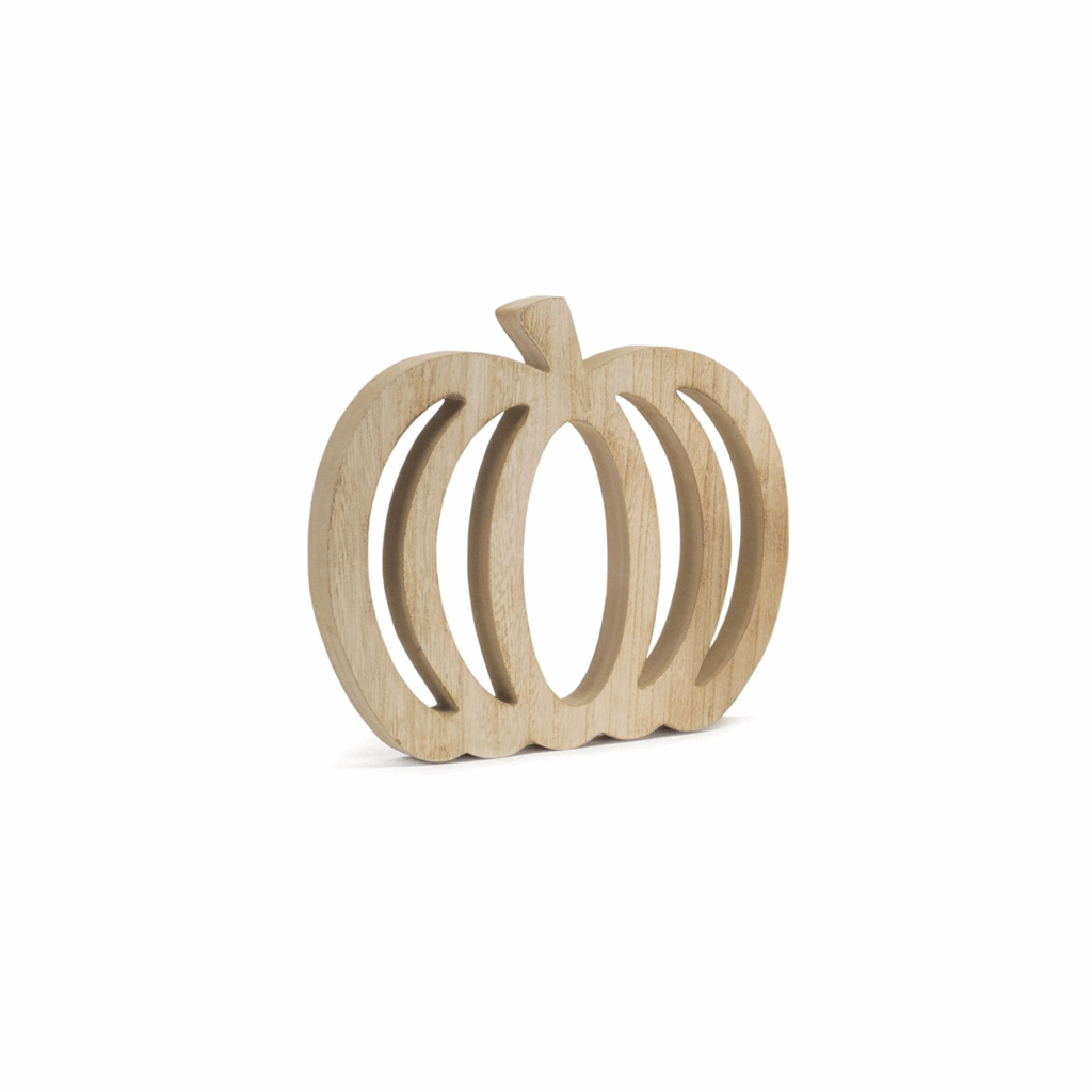 Wood Pumpkin Cut-Out (Set of 6) - Image 2