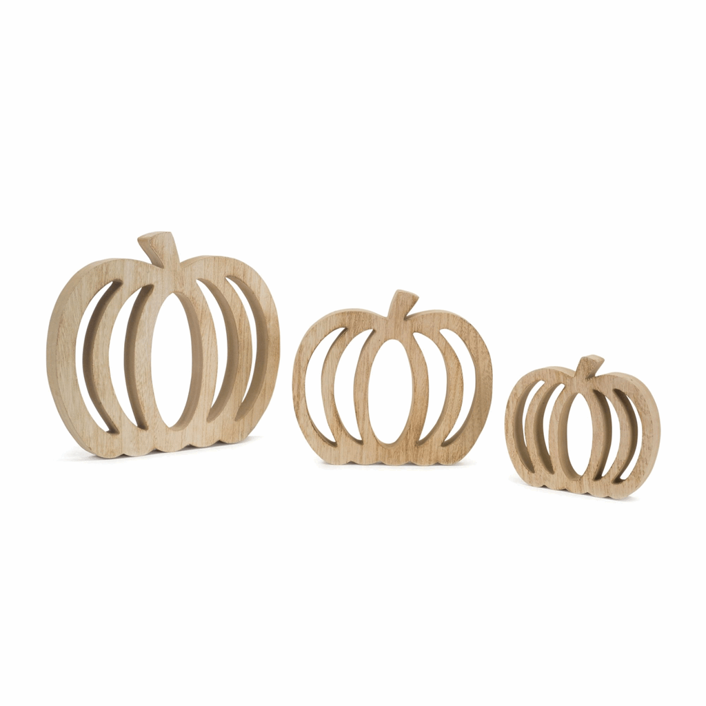 Wood Pumpkin Cut-Out (Set of 6) - Image 5