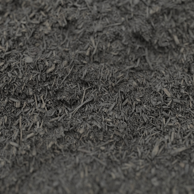 Bulk Dyed Black Mulch