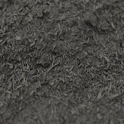 Bulk Dyed Black Mulch