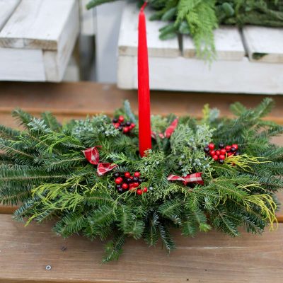 Evergreen Centerpiece Make & Take